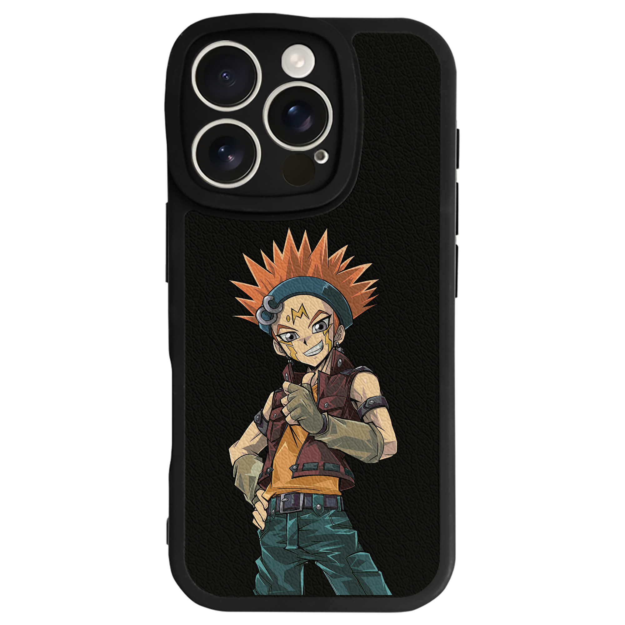 遊☆戯☆王 Yu-Gi-Oh! 【iPhone 16シリーズ対応】シリコンスマホケース（レザー調） 材質：シリコン